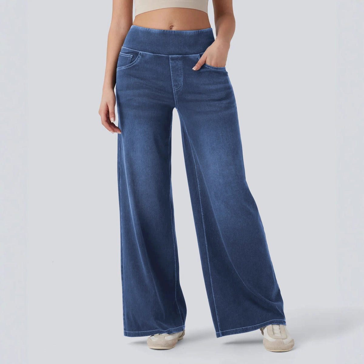 Women's High Waisted Wide Leg Jeans