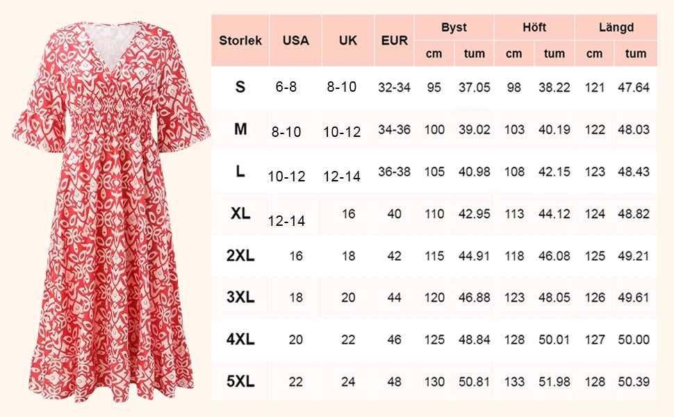 Floral V-Neck Maxi Dress