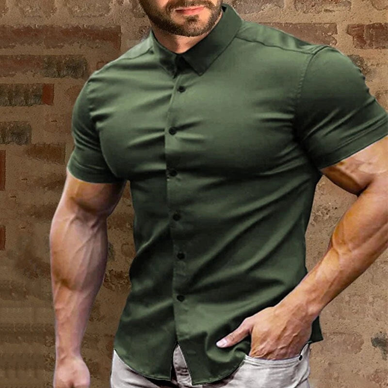 Mens Non-Iron Button Up Shirt