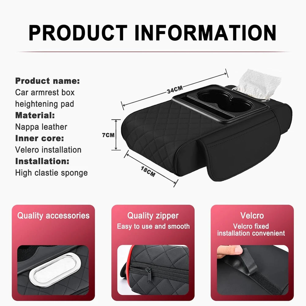 Car Armrest Storage Box