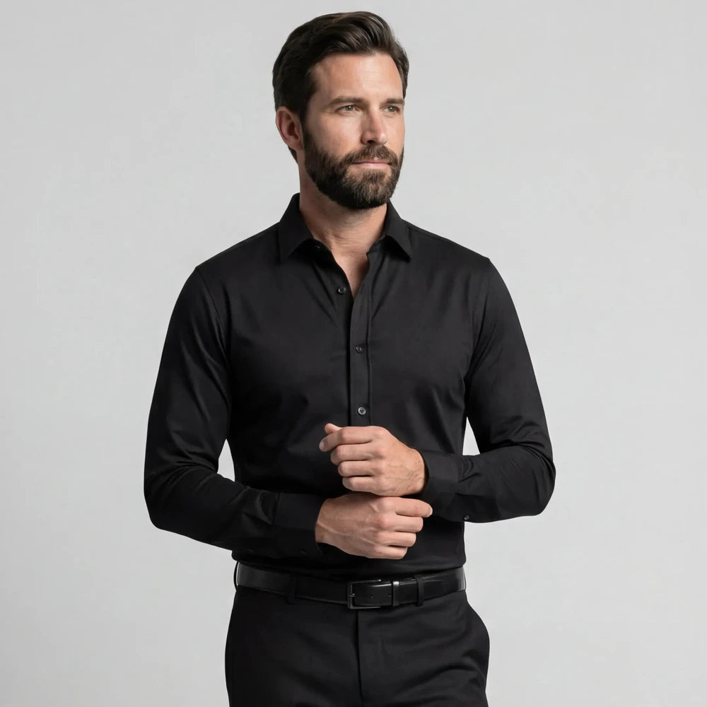 Slim Fit Wrinkle Free Dress Shirt