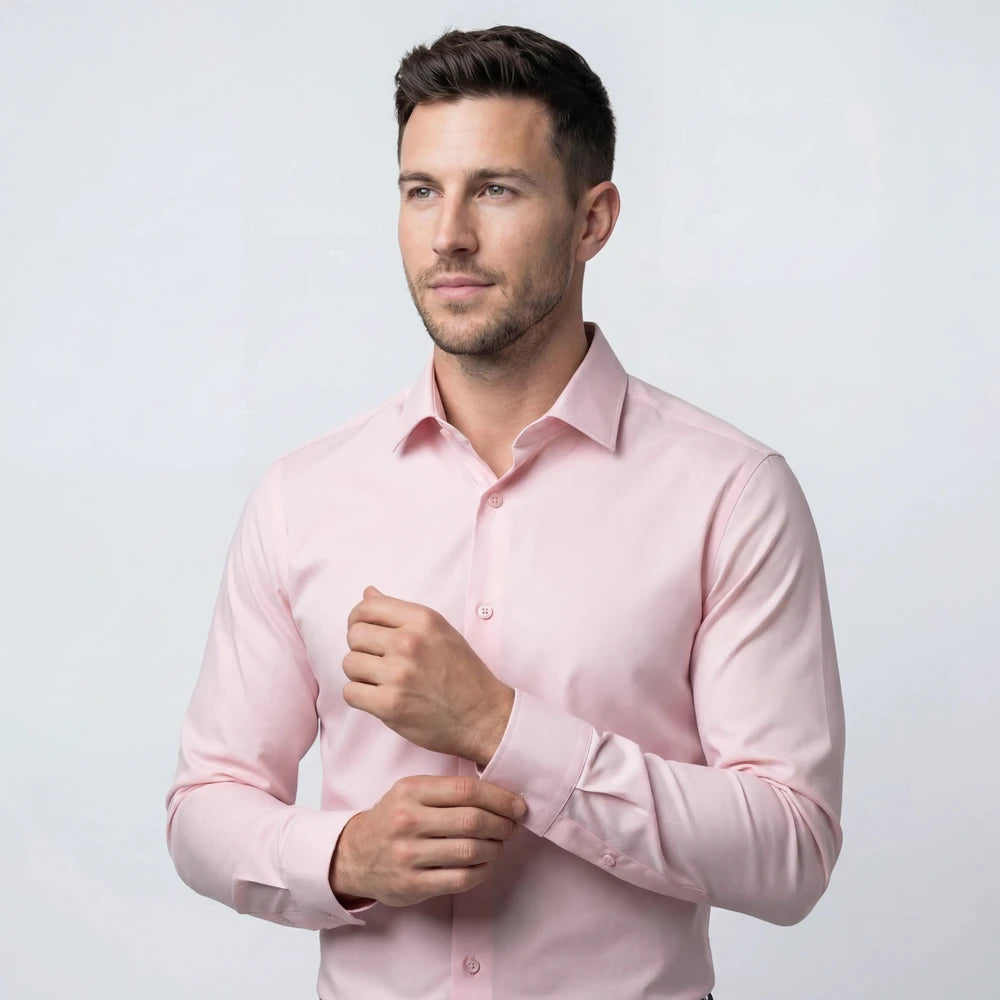 Slim Fit Wrinkle Free Dress Shirt