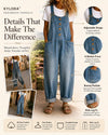 Women's Casual Denim Overalls – Long & Short Styles