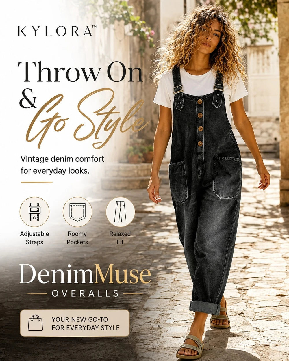 Women's Casual Denim Overalls – Long & Short Styles