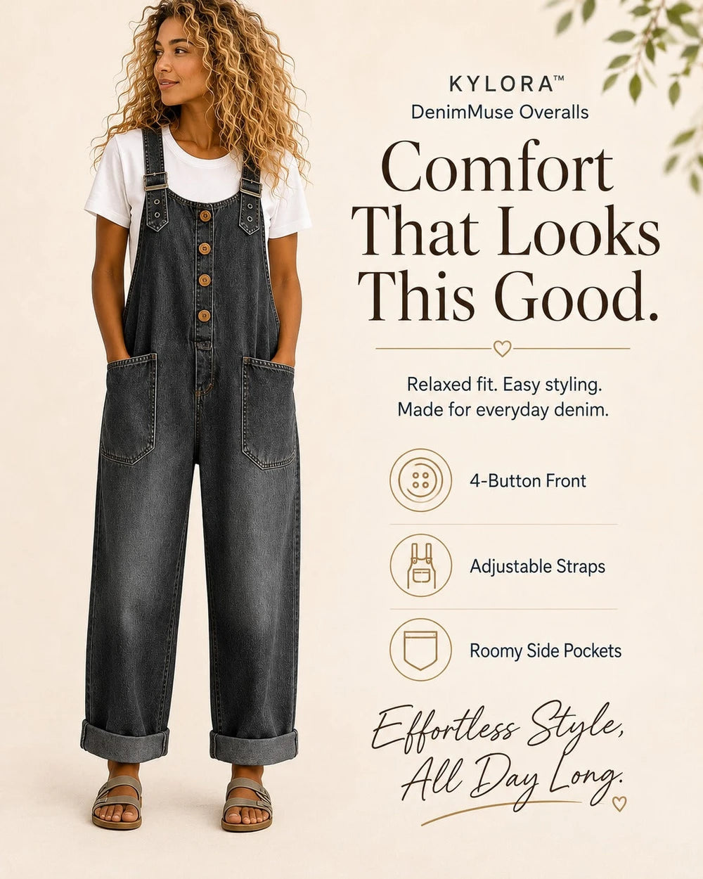 Women's Casual Denim Overalls – Long & Short Styles