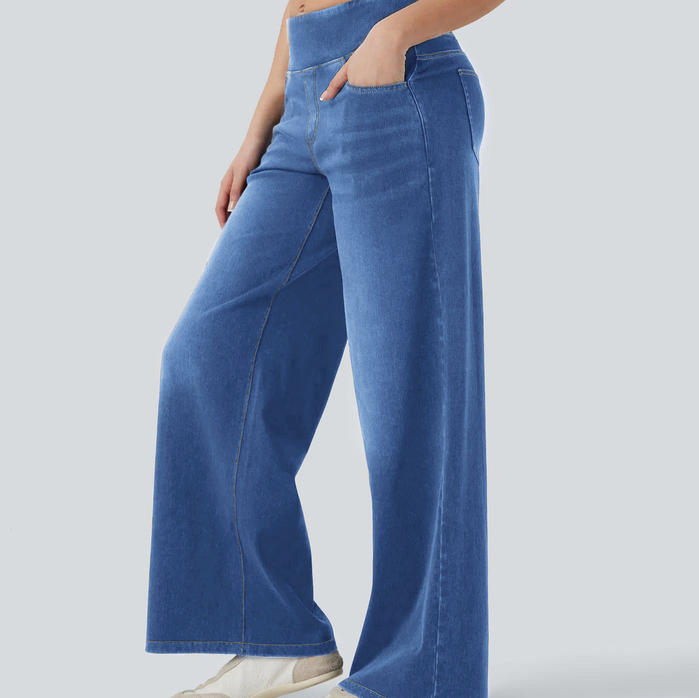 Women's High Waisted Wide Leg Jeans