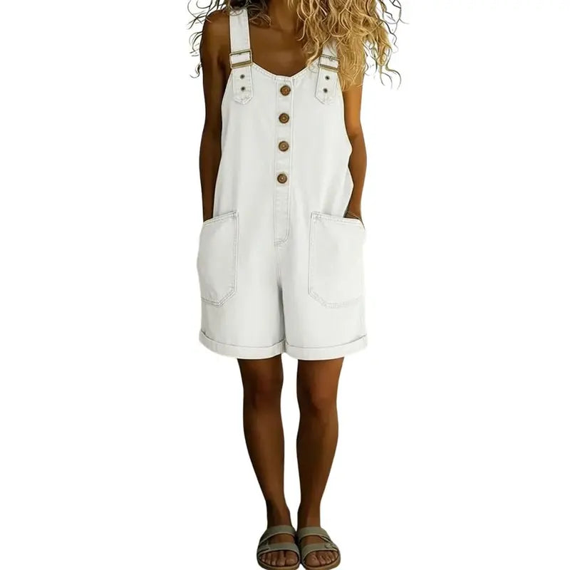 Women's Casual Denim Overalls – Long & Short Styles