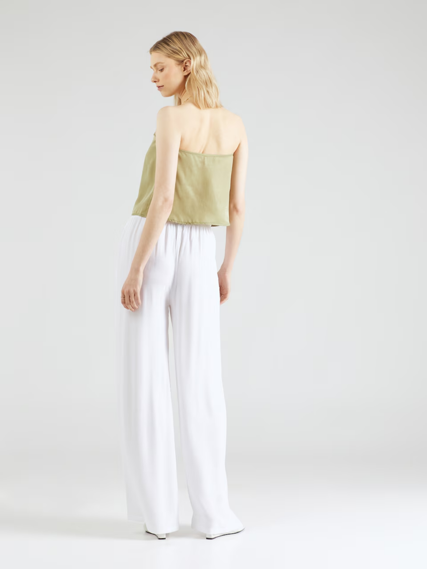 Women's Lightweight Linen-Blend Wide Leg Pants