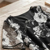 Floral Chiffon A-Line Dress